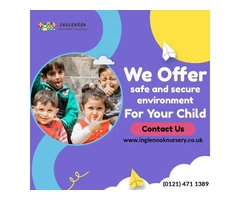 Inglenook Children's Nursery offers a safe and secure environment for your child