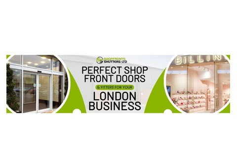 Perfect Shop Front Doors & Fitters for Your London Business