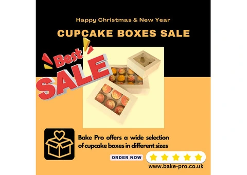 Premium Cupcake Boxes – Elegant & Sturdy Packaging for Your Treats