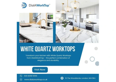 White Quartz Worktops | 020 8368 5555 | DialAworktop