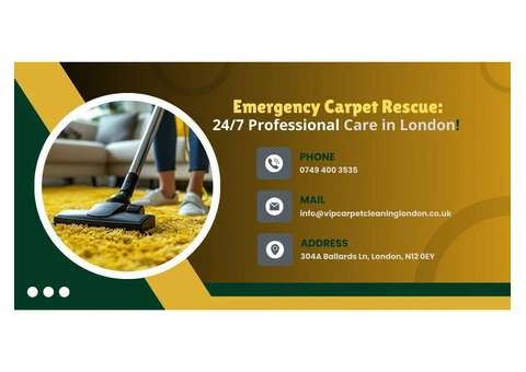 Emergency Carpet Rescue: 24/7 Professional Care in London!