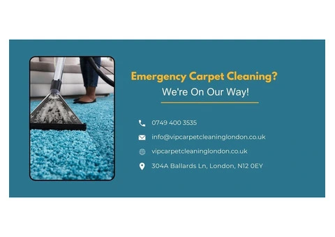 Emergency Carpet Cleaning? We're On Our Way!