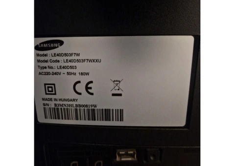 Samsung 32 inch HDMI - SCART Tv (Not Smart) - 1/3