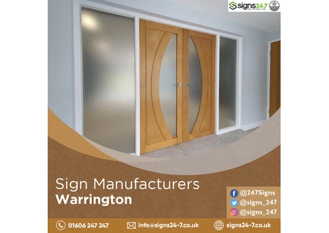 Sign Manufacturers Warrington