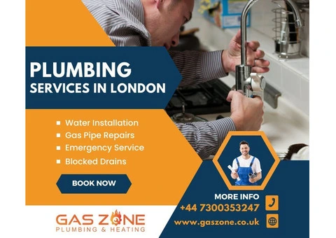 Reliable & Professional Plumbing Services in London – Gas Zone Plumbing & Heating
