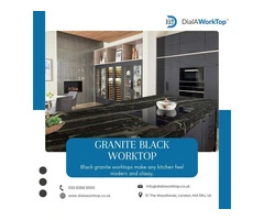 Granite Black Worktop | DialAWorkTop
