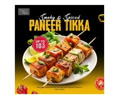 Get 10% Off on Paneer Tikka at Curry Nights