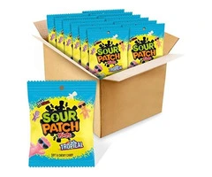 Bulk sour patch kids tropical peg bag Supplier in Preston, Uk