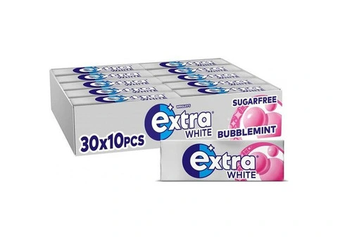 Bulk Extra White Bubblemint Chewing Gum Sugar Free Supplier in Preston, UK