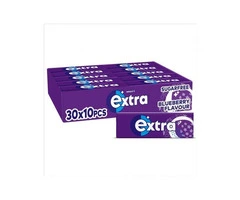 Bulk Extra Blueberry Flavour Chewing Gum Sugar Free Supplier in Preston, UK