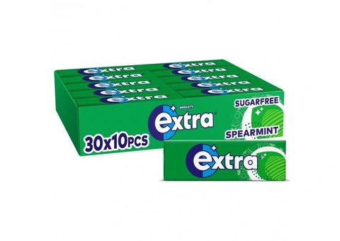 Bulk Extra Spearmint Chewing Gum Sugar Free Distributor in Preston, UK