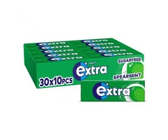 Bulk Extra Spearmint Chewing Gum Sugar Free Distributor in Preston, UK