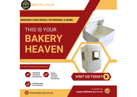 Wedding Cake Box Extensions – Extra Protection for Tall Cakes