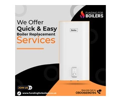 Want to replace your existing boiler at no additional cost?