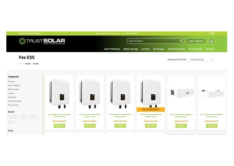 Efficient Solar Solutions with Fox ESS Inverters and Batteries