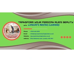 Transform Your Persian Rug's Beauty with London's Master Cleaners