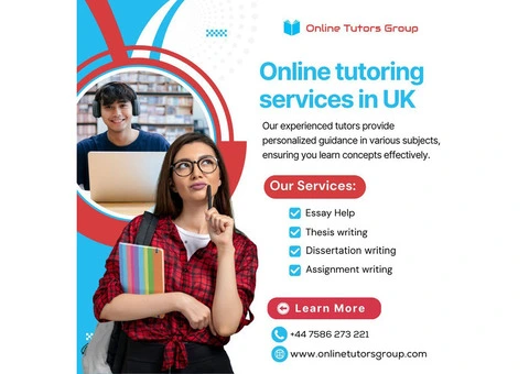 Online tutoring services in UK