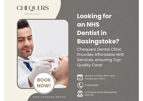 Chequers Dental Clinic in Basingstoke offers NHS dental services!