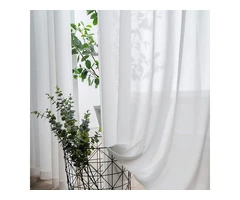 Stunning White Curtains – Custom Fit!