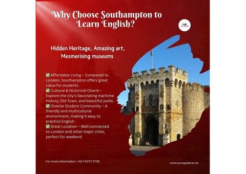 Learn English in Southampton – Where History Meets Language and Adventure!