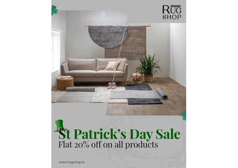 Massive St. Patrick’s Day Discount – 20% Off Rugs Online!
