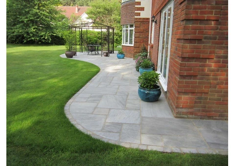Enhance Your Outdoors with County Gris Porcelain from UK Paving Stone Ltd.
