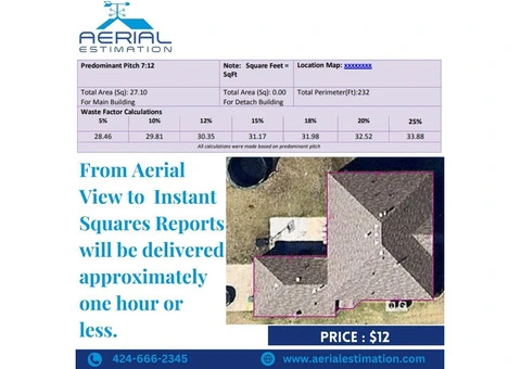 Aerial Roof Measuring Services - 6/7