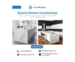 Quartz Kitchen Countertops | +44 0208 368 5555 | DialAWorkTop