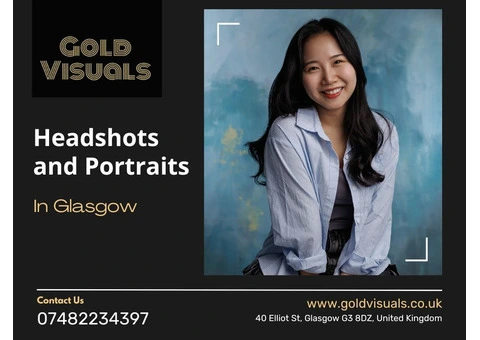 Premium Portrait & Headshot Photography – Gold Visuals, Glasgow