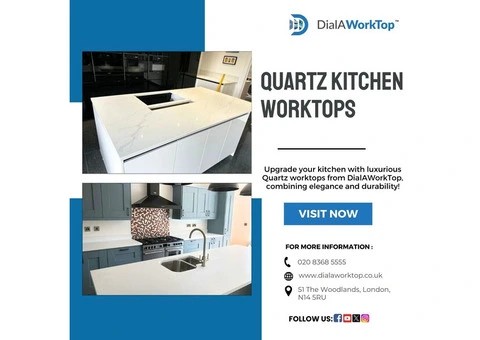 Quartz Kitchen Worktops Essex | 020 8368 5555 | DialAWorkTop