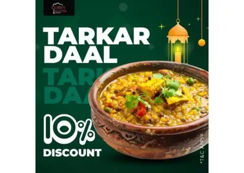 Enjoy Authentic Tarkar Daal – 10% Off at Charminster Road, BH8 9QP