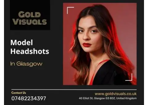 Premium Model Headshots in Glasgow by Gold Visuals