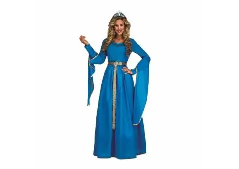 Costume for Adults My Other Me Blue Medieval Princess XXL - Qubyk UK
