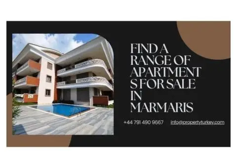 Find a range of apartments for sale in Marmaris