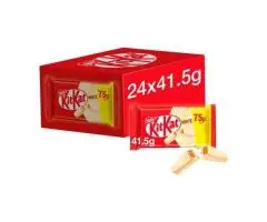 Wholesale Supplier Of KitKat 4 Finger White 41.5 in Preston, UK