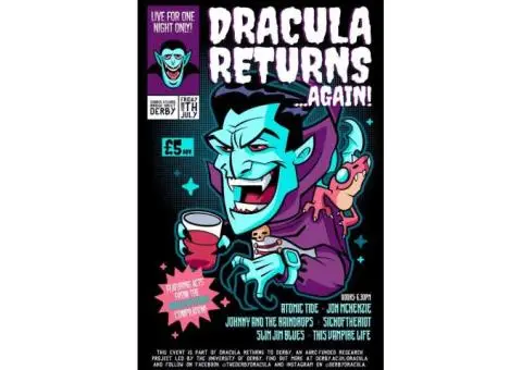Dracula Returns... Again! Music night