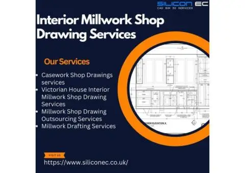 Interior Millwork Shop Drawing Services in Manchester UK