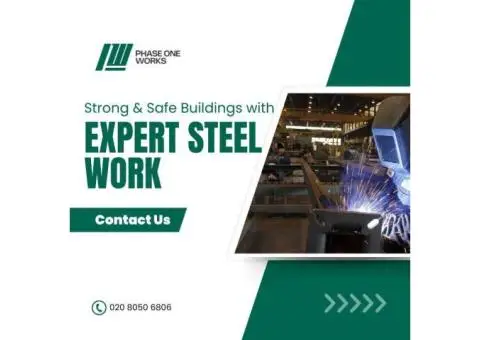 Strong & Safe Buildings with Expert Steel Work!