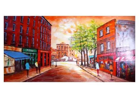 Dublin Oil Painting