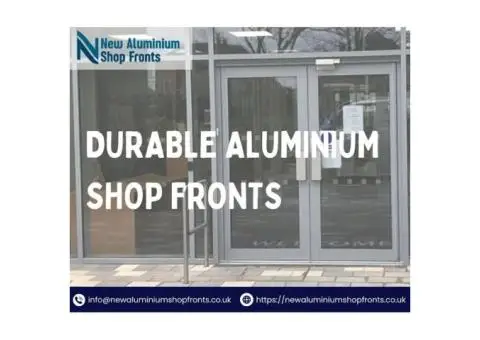 Durable & Stylish Aluminium Shop Front for Your Store