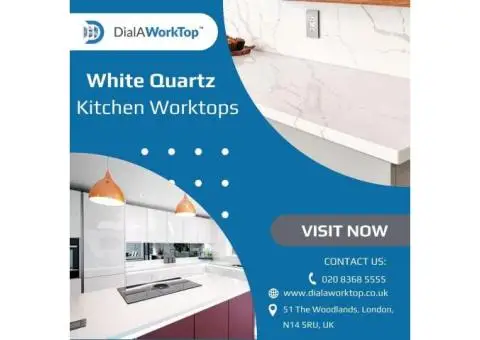 White Quartz Worktops | 020 8368 5555 | DialAWorkTop