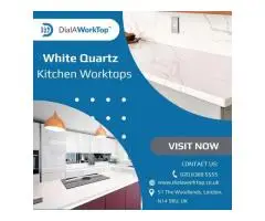 White Quartz Worktops | 020 8368 5555 | DialAWorkTop