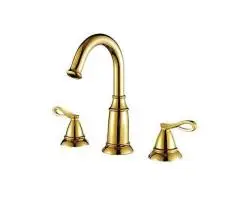 Ti-PVD Finish Widespread Antique Style Bathroom Sink T0481G