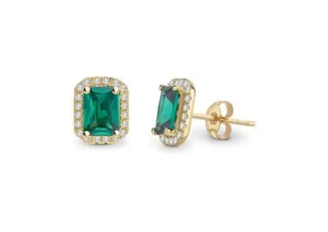 Looking for Stunning Yellow Gold Gemstone Earrings?