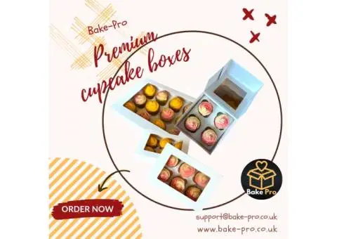 Premium Cupcake Boxes – Stylish and Secure Packaging