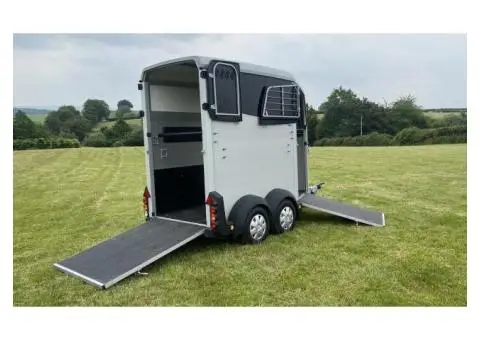 2020 Ifor Williams HBX 403 Silver-  Single Horse Trailer - 4/5