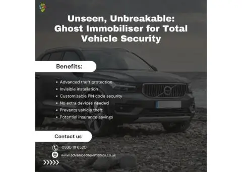 Ghost Immobiliser in Preston & Northwest – Advanced Vehicle Security!