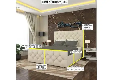 Windermere Upholstery Bed with optional ottoman storage - 3/3