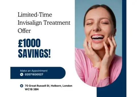 Limited-Time Invisalign Treatment Offer – £1000 Savings!