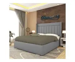 Brooklyn Wingback Bed Frame with Lines